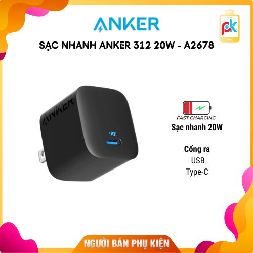 Sạc Nhanh Anker 312 20W - A2678