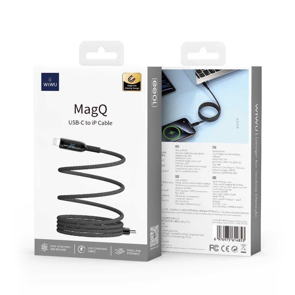 Cáp sạc WIWU MAG Q Sạc nhanh